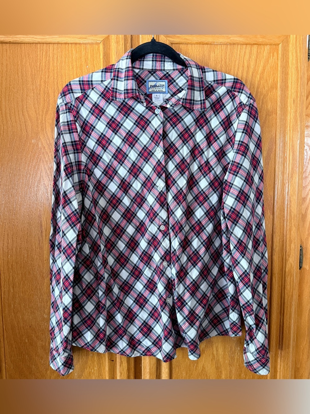Pendleton button-up shirt large for women